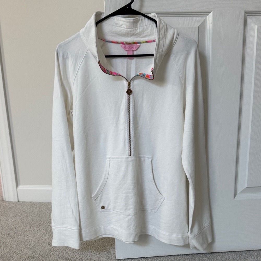 Women's White Lilly Pulitzer Pullover Top